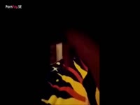 Nasty bitch making a dog cum by jerking it off